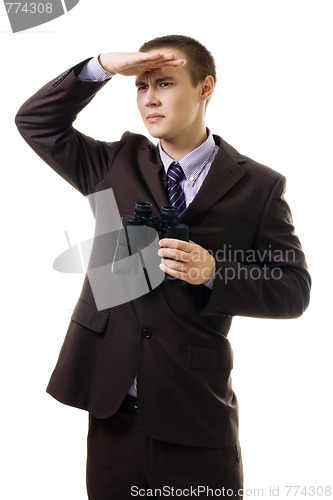Image of Business man looking for new opportunity