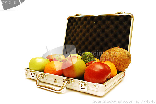 Image of Fruits In Suitcase