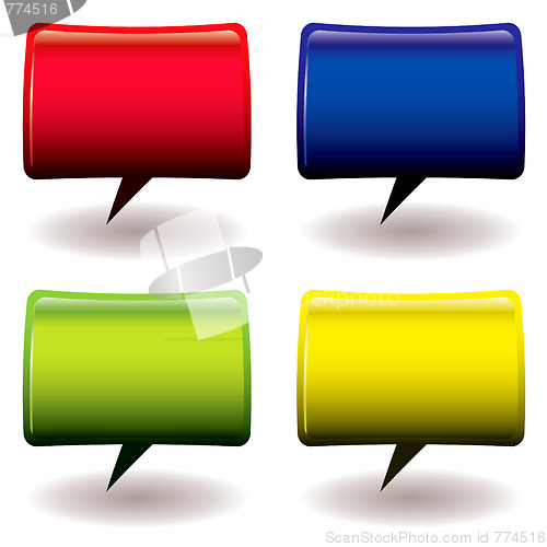 Image of speech bubble collection