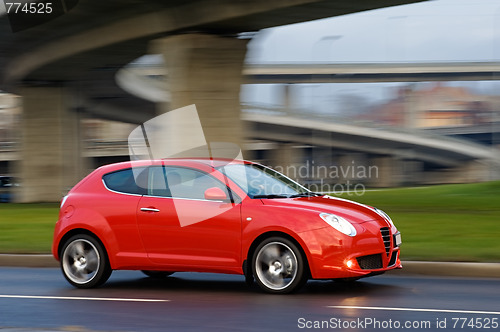 Image of Car under the bridge