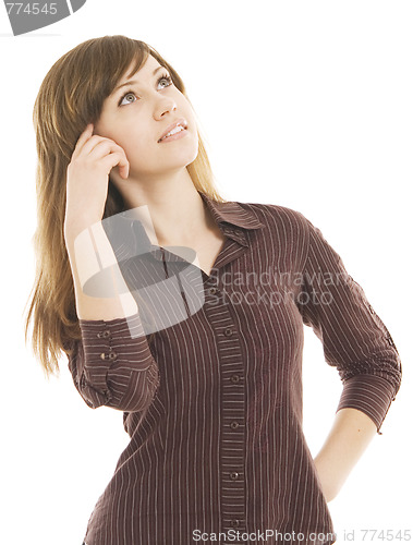 Image of pensive