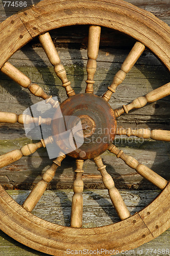 Image of Closeup Spinning Wheel