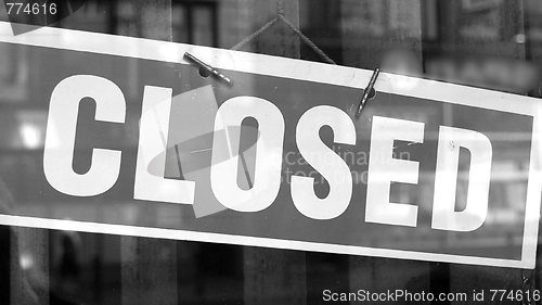 Image of Closed sign