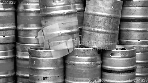 Image of Beer kegs