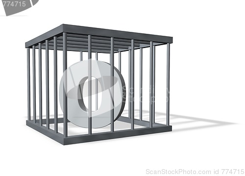 Image of big O in a cage