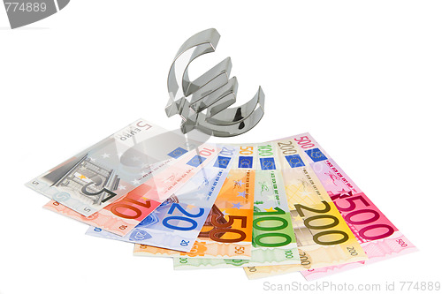 Image of Euro banknotes