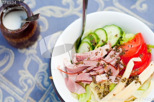 Image of Plate with meal