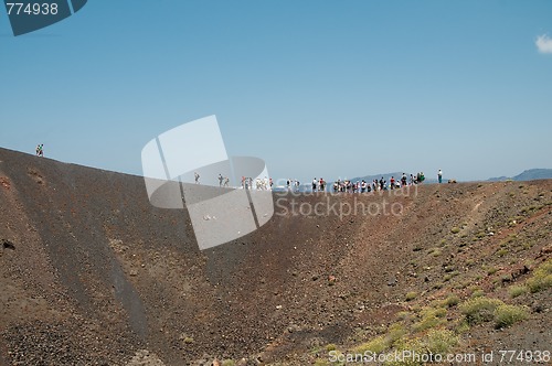 Image of Santorini volcano