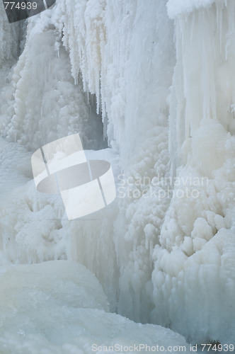 Image of Frozen waterfall