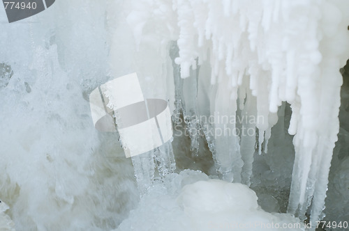 Image of Frozen waterfall