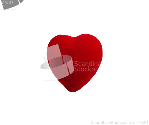 Image of Red heart clipping path