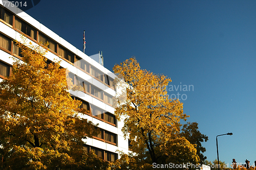 Image of white building