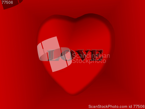 Image of Valentine love design