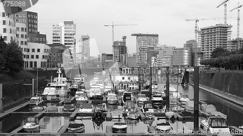 Image of Duesseldorf mediahafen harbour