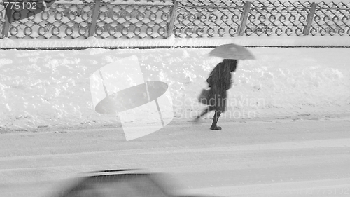 Image of Girl in snow