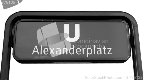 Image of U-bahn sign