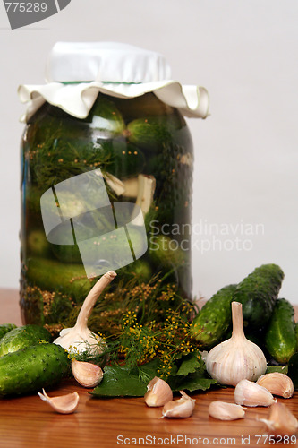 Image of Pickle ingredients