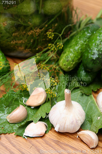 Image of Pickle ingredients