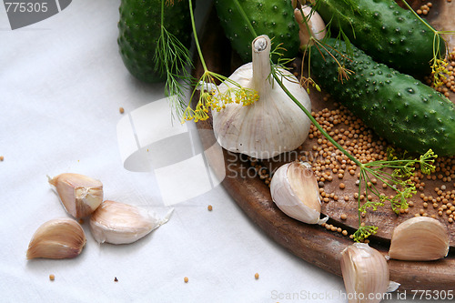 Image of Pickle ingredients