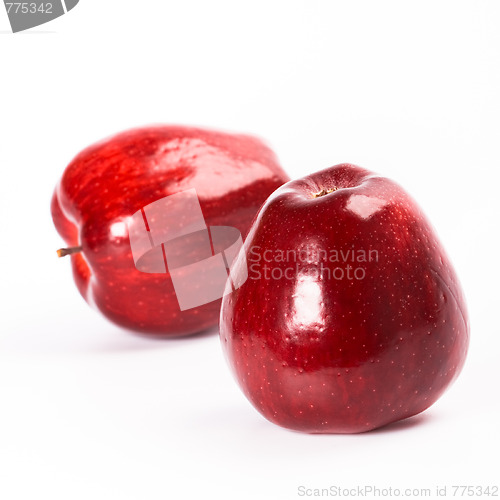 Image of two red apples