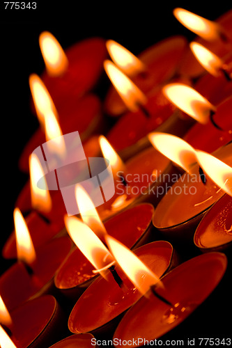 Image of flaming candles