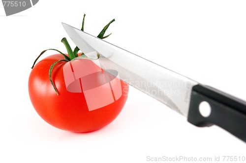 Image of Tomato and knife