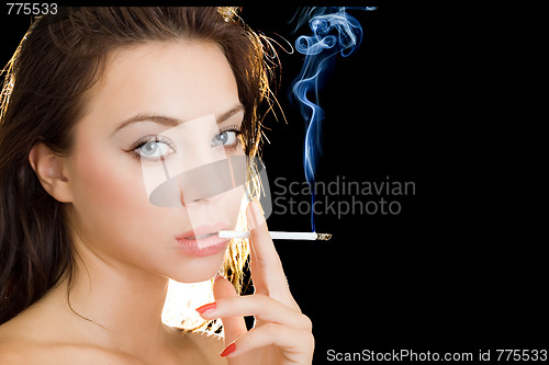 Image of young pretty woman