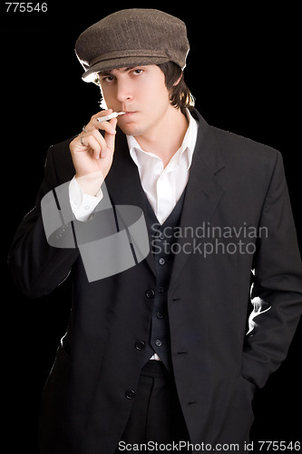 Image of Old-fashioned man
