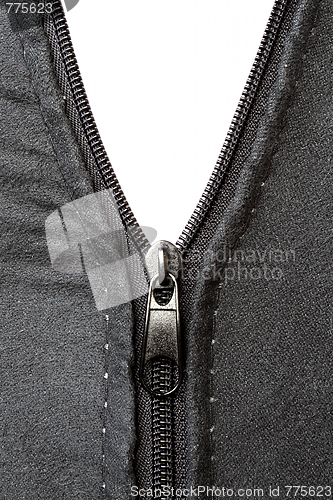 Image of Black zipper