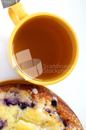 Image of View from above on a cup of tea