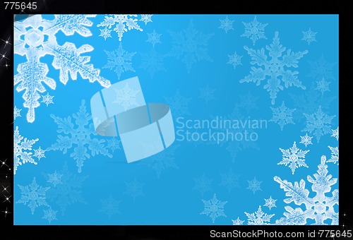 Image of The screen with a snowflake