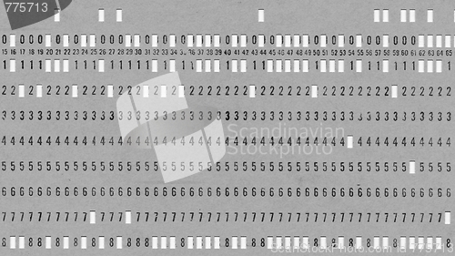 Image of Punched card