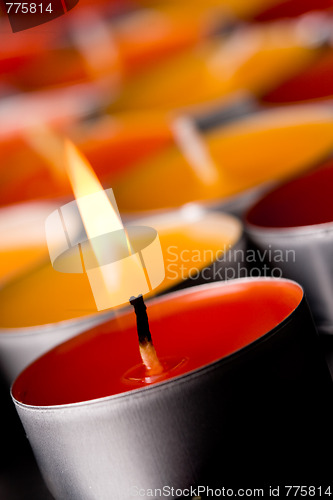 Image of flaming candles