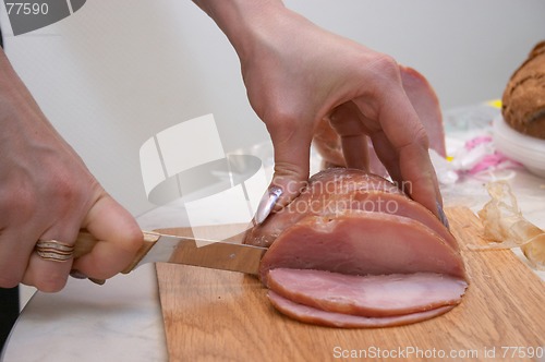 Image of Slicing meat