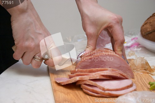 Image of Slicing meat
