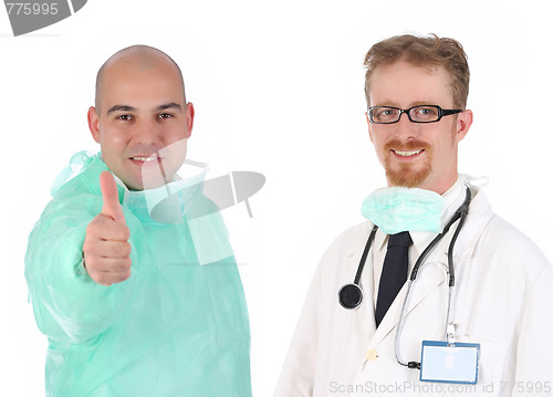 Image of surgeon and doctor 