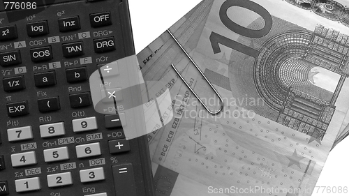 Image of Money with calculator