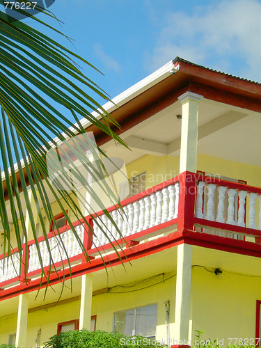 Image of typical architecture caribbean island bequia st. vincent