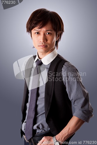 Image of Confident Asian business man
