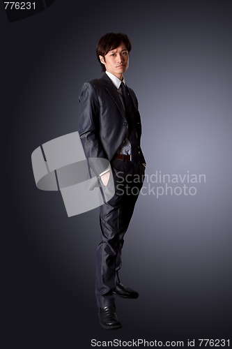 Image of Successful Asian business man