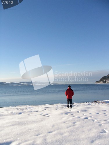 Image of Man on shore