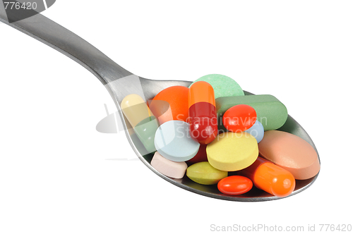 Image of Pills on Spoon