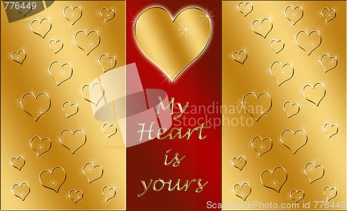 Image of my heart is yours