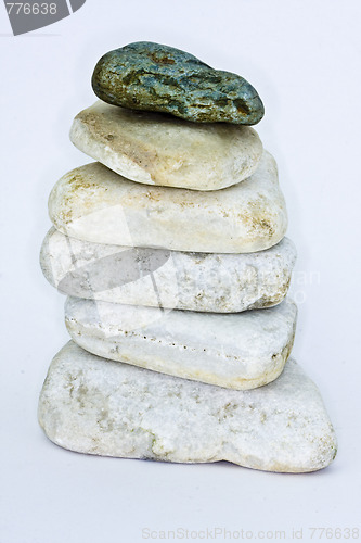 Image of Stones isolated on white background