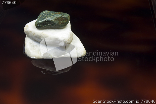 Image of Stone and reflections