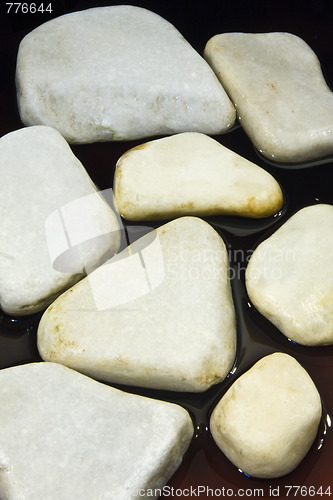 Image of Stone and reflections