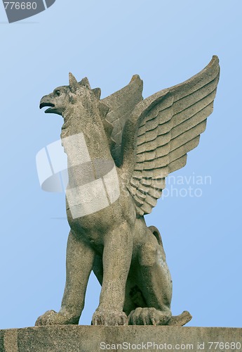 Image of Statue of a griffin