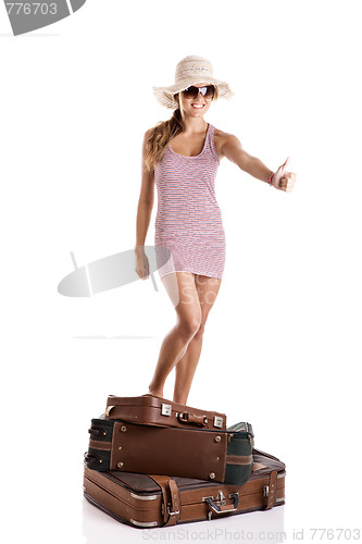 Image of Happy young woman