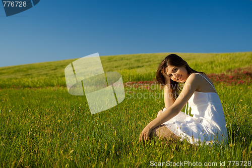 Image of Beautiful young woman