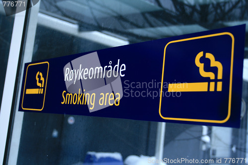 Image of Smoking area